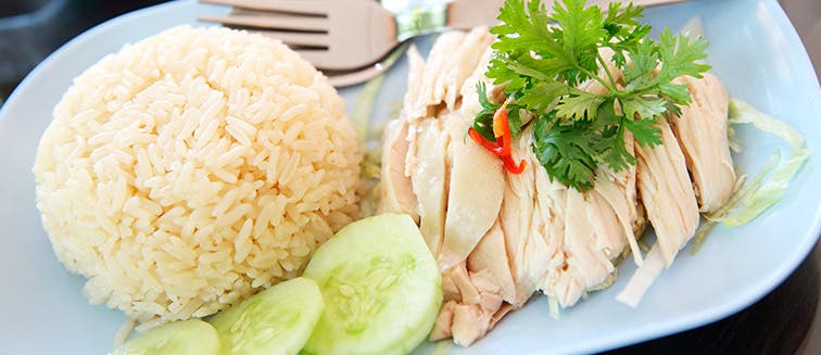 Rice with Chicken Hainanese