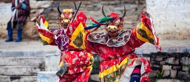 Fiestas populares en Bután