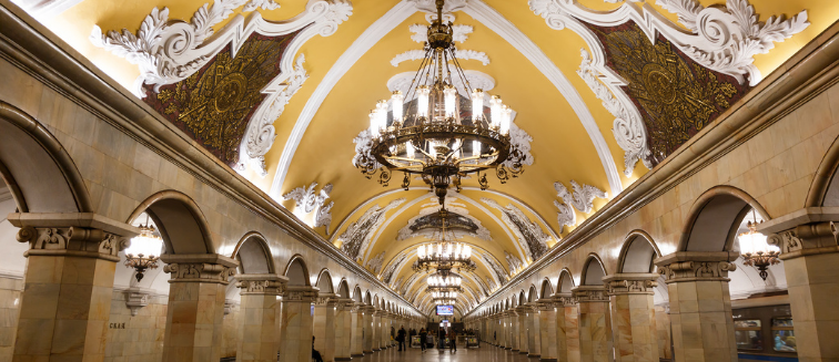 Sehenswertes in Russland Moscow Metro stations