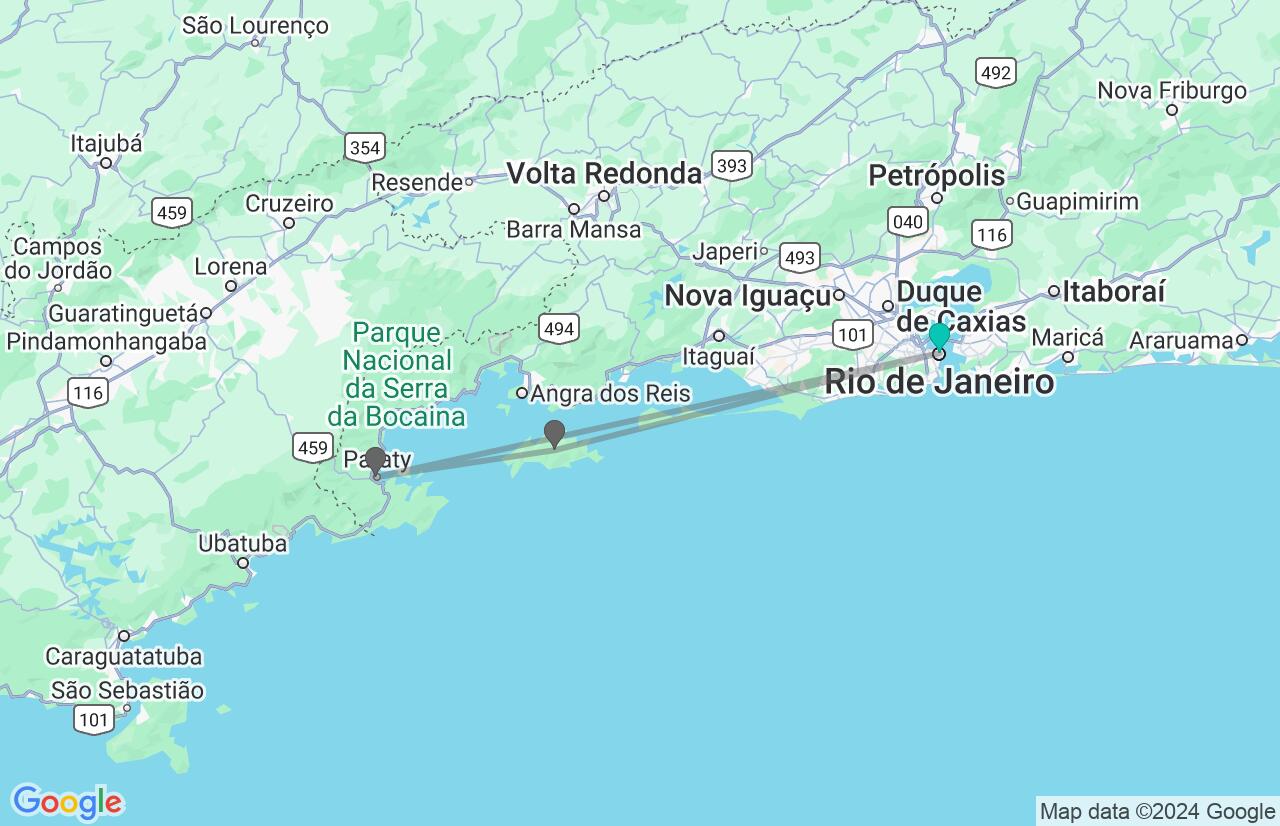 Copacabana Beach Map